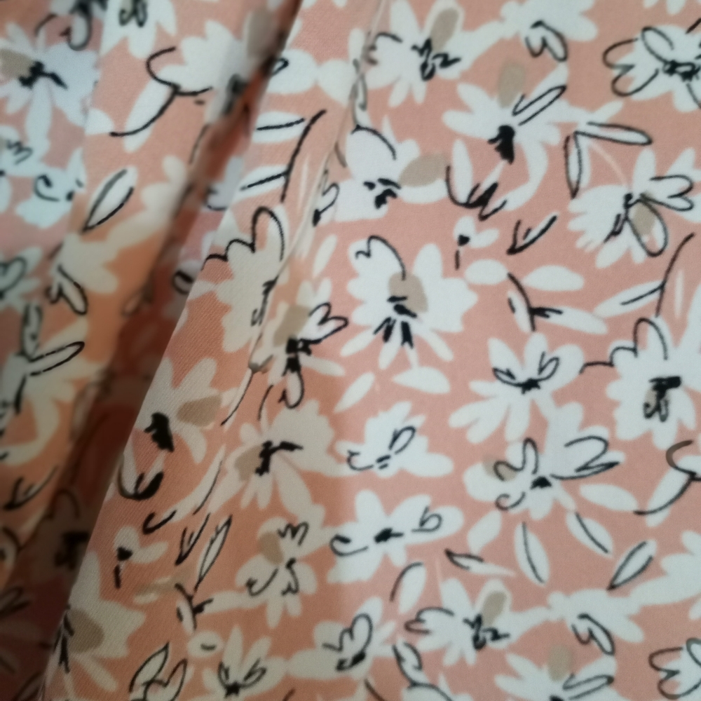 Tommy Hilfiger Pink Print Double-Twill Fit&Flare
